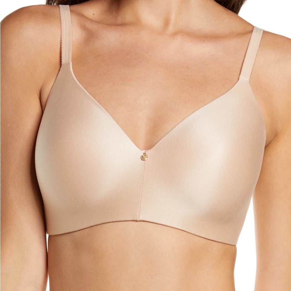 CHANTELLE 13G2 C COMFORT WIRELESS BRA NUDE 36DD NWOT